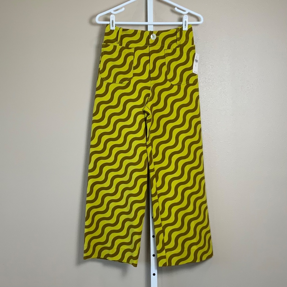Anthropologie Colette Cropped Wide-Leg Ponte Pants by Maeve - Picture 6 of 16